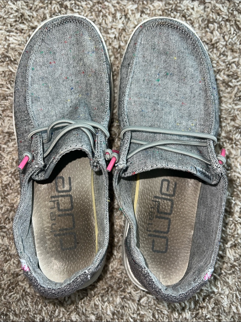 Wendy Confetti Black Hey Dude Sz 5! - Picture 9 of 11
